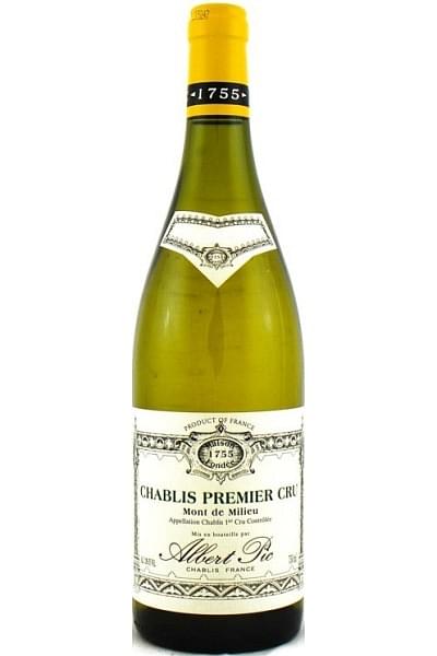 chablis 1er cru mont de milieu albert pic 2022 0 75 lt 