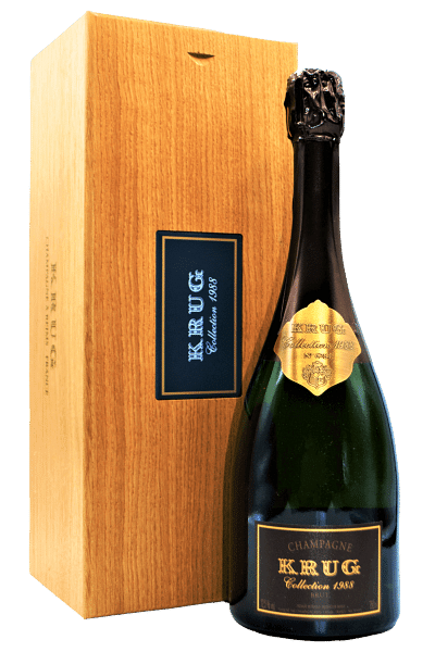 krug collection caisse bois 1988 0 75 lt 