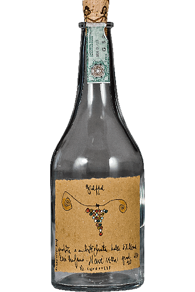 grappa romano levi empty bottle for collection