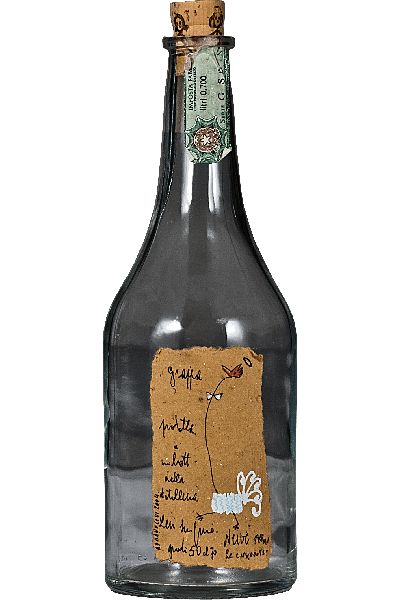 grappa romano levi empty bottle for collection