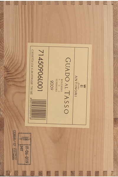 guado al tasso antinori 2009 0 75 lt 