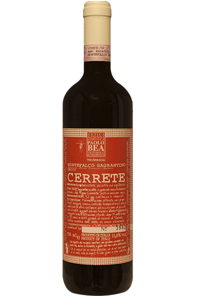 sagrantino di montefalco cerrete paolo bea 2010 0 75 lt 