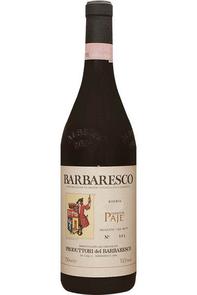 barbaresco riserva paje produttori del barbaresco 2015 0 75 lt 
