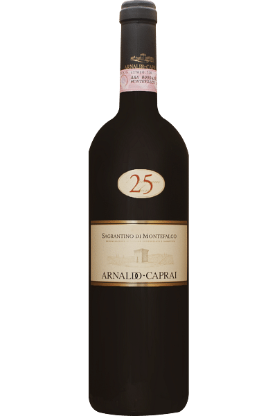 sagrantino di montefalco 25 anni caprai 2021 0 75 lt 