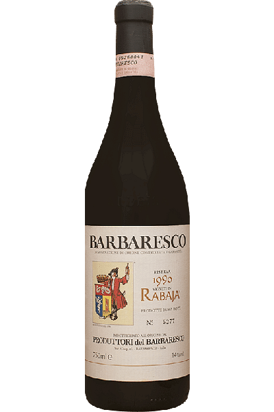 barbaresco riserva rabaja produttori del barbaresco 1990 0 75 lt 