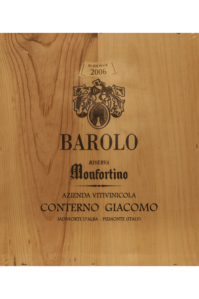 barolo riserva monfortino g  conterno 2006 0,75 lt 