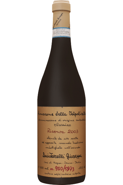 amarone della valpolicella riserva giuseppe quintarelli 2003 0,75 lt 