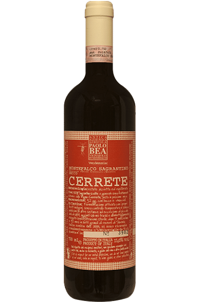 sagrantino di montefalco cerrete paolo bea 2012 0 75 lt 