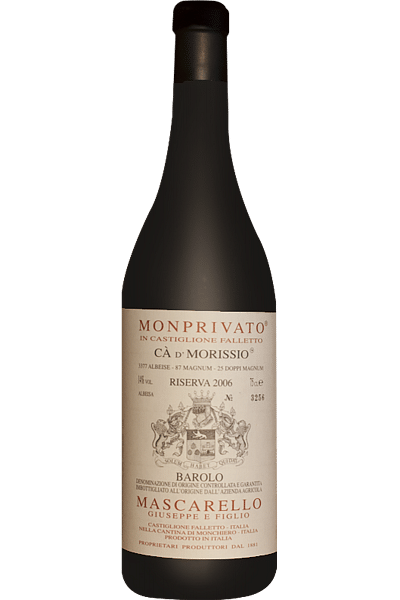 giuseppe mascarello e figlio barolo monprivato ca d' morissio riserva 2006 0 75 lt 