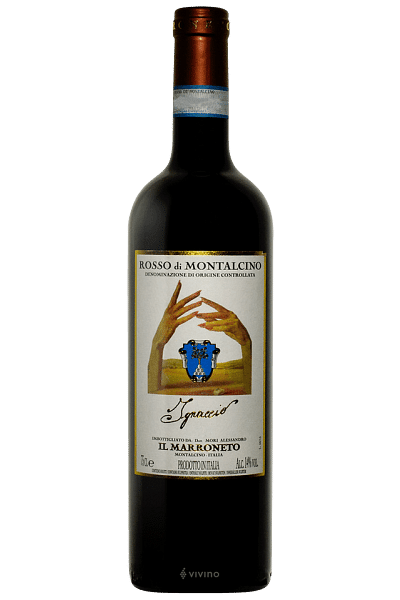 rosso di montalcino il marroneto ignaccio 2017 0 75 lt 