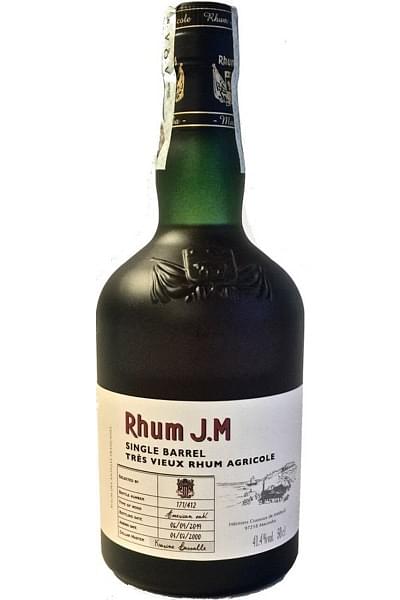 J.M.Rhum Single Barrel Vieux Rhum Agricole millesime 2001 0.5 lt.