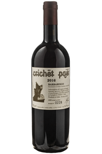 barbaresco crichet paje roagna 2016 0 75 lt 