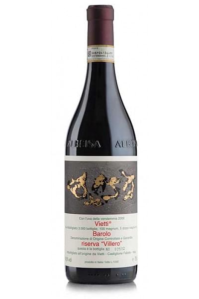 barolo riserva villero vietti 2009 0 75 lt 