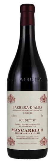 Barbera d'Alba Scudetto Giuseppe Mascarello 2021 0.75 lt.