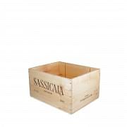 Sassicaia original wood box 