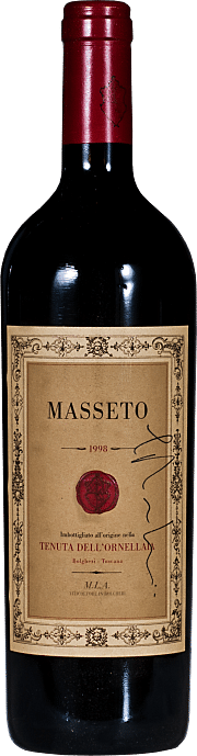 Masseto Tenuta dell'Ornellaia 1998 Signed Bottle 0.75 lt.