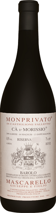 Monprivato Ca' d' Morissio Mascarello e Figlio Riserva 2014 1.5 lt.