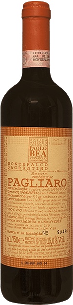 Sagrantino di Montefalco Vigna Pagliaro Paolo Bea 2015 0.75 lt.