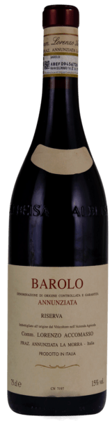 Barolo Riserva Annunziata Lorenzo Accomasso 2017 0.75 lt.