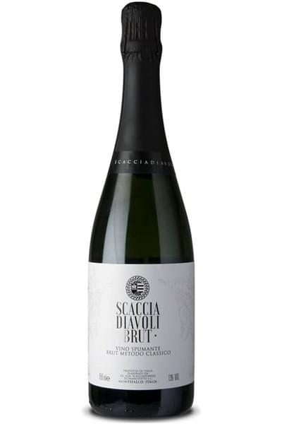 spumante brut metodo classico pas dosè scacciadiavoli brut 0 75 lt 