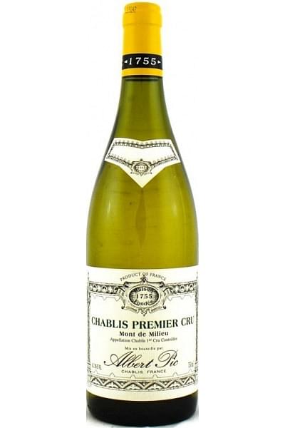 chablis 1er cru mont de milieu albert pic 2018 0 75 lt 