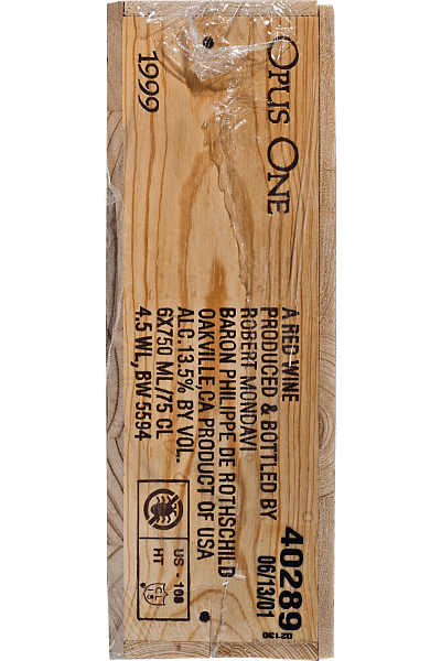 opus one 1999 (confezione da 6 bottiglie da 0,75 lt )
