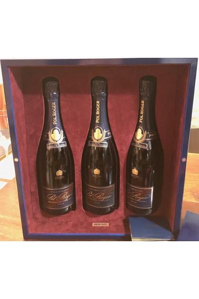 special box of 3 champagne cuvée sir winston churchill 2002-2006-2008 0 75 lt 