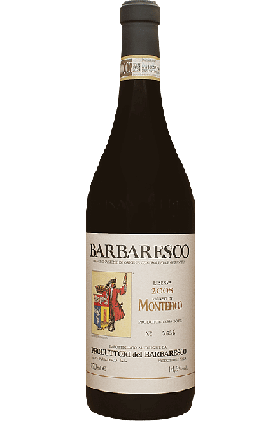 barbaresco riserva montefico produttori del barbaresco 2008 0 75 lt 