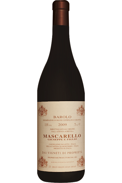 barolo dai vigneti di proprietà mascarello 2009 0 75 lt 