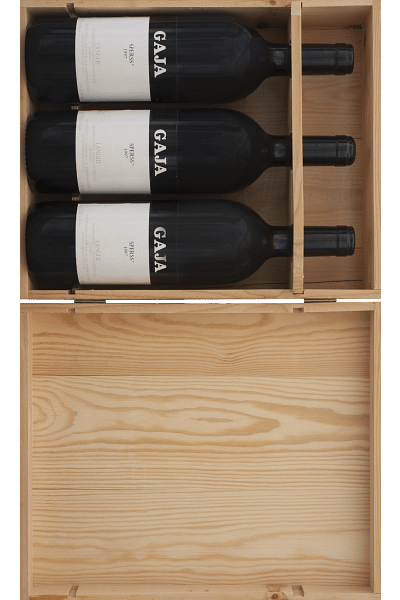 sperss gaja 1997 box 3 bottiglie da 0,75 lt  