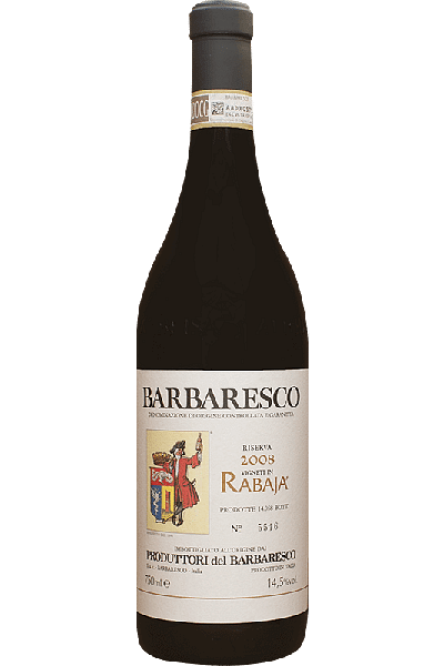 barbaresco riserva rabaja produttori del barbaresco 2008 0 75 lt 