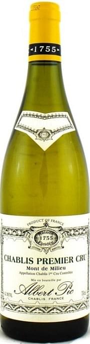 Chablis 1er Cru Mont de Milieu Albert Pic 2022 0.75 lt.