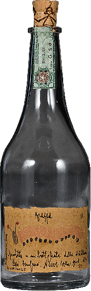 Bottiglia vuota da collezione Grappa Romano Levi 