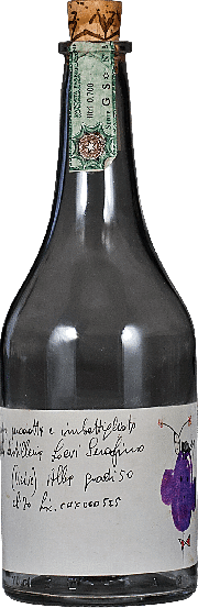 Bottiglia vuota da collezione Grappa Romano Levi