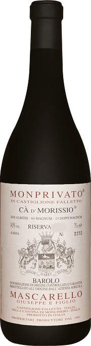 Monprivato Ca' d' Morissio Mascarello e Figlio Riserva 2016 0.75 lt.