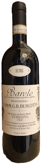 Barolo Monvigliero Burlotto 2016 0.75 lt.
