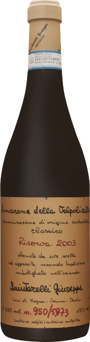 Amarone della Valpolicella Riserva Giuseppe Quintarelli 2003 0,75 lt.