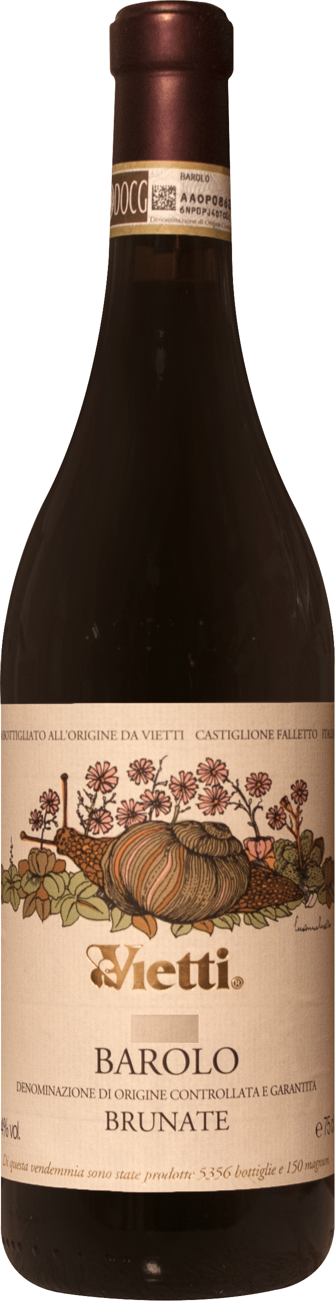 Barolo Brunate Vietti 2017 0.75 lt. Italian Wine Enoteca Properzio